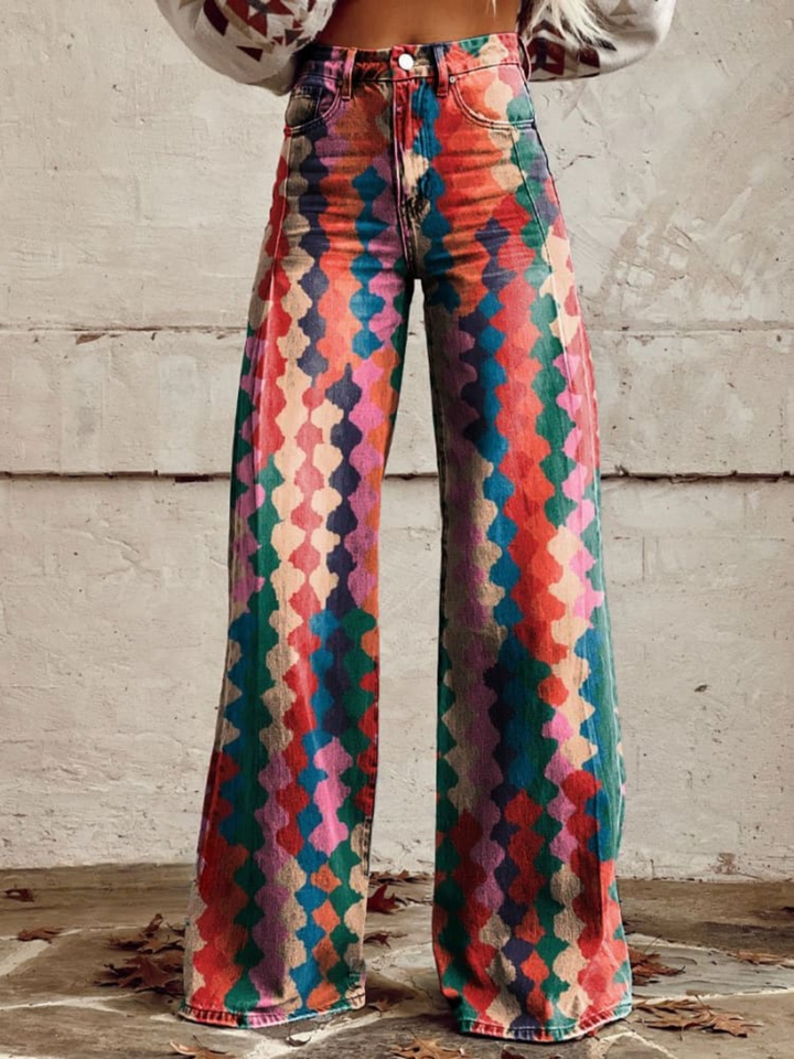 LEONIE VINTAGE WIDE LEG PANTS