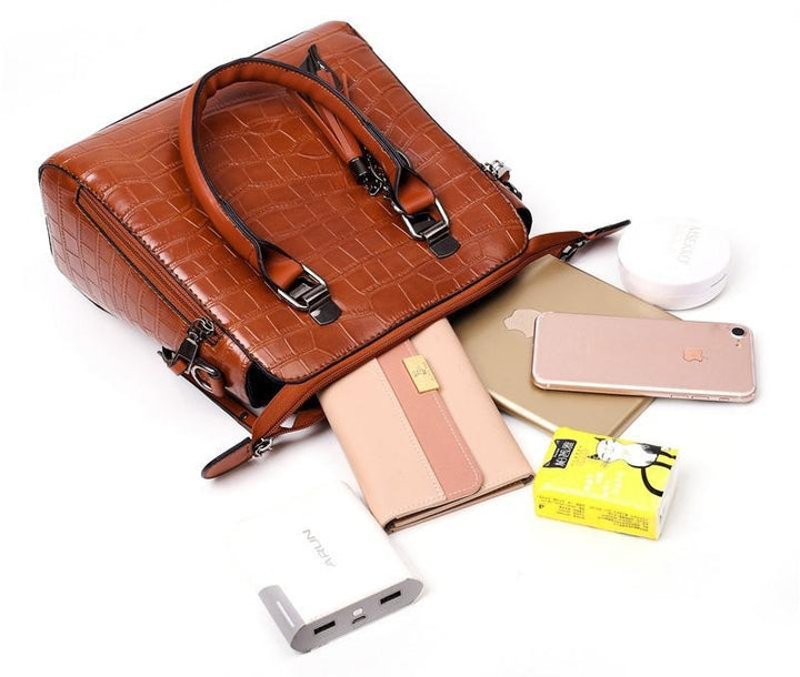 HELGA | EXCLUSIVE SALE: 4-PIECE MODERN LEATHER BAG SET