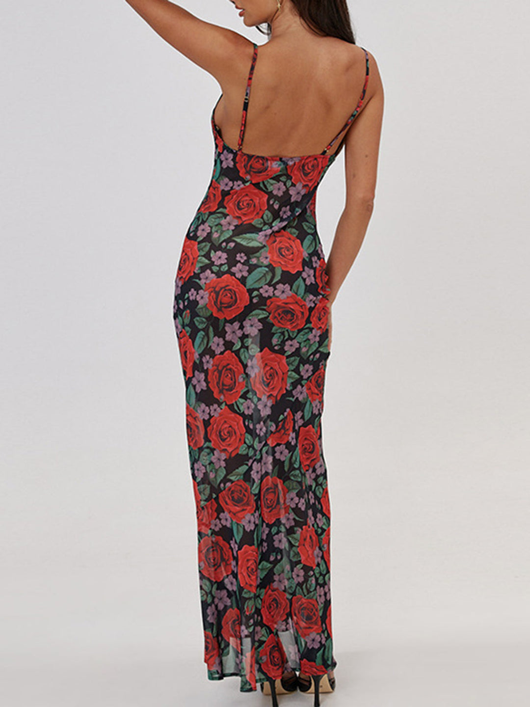 RONAN | FLORAL CAMI LONG DRESS