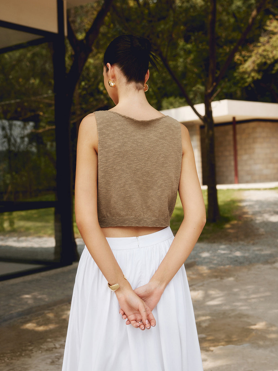 AOIBHE | COTTON CROP TOP