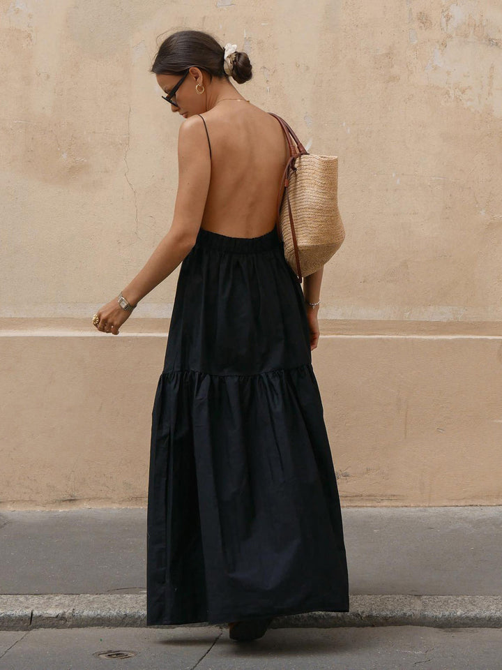 SAOIRSE | SOLID BACKLESS DRESS