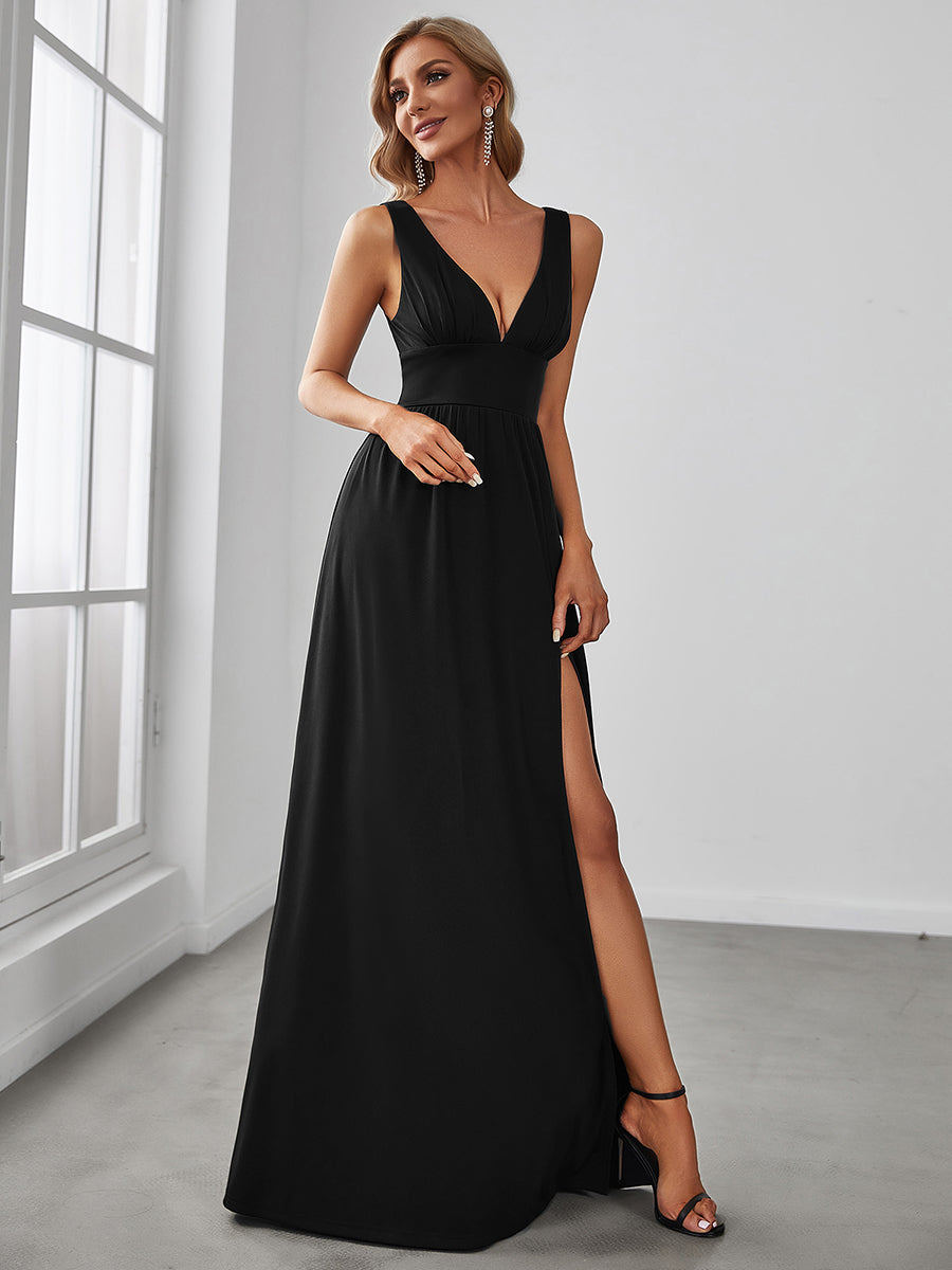 GRACE EMPIRE WAIST V-NECK GOWN