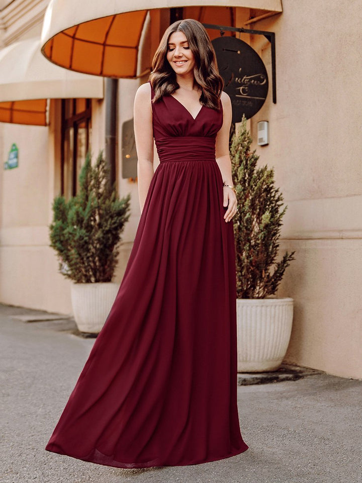 ALICE SLEEVELESS CHIFFON BRIDESMAID DRESS