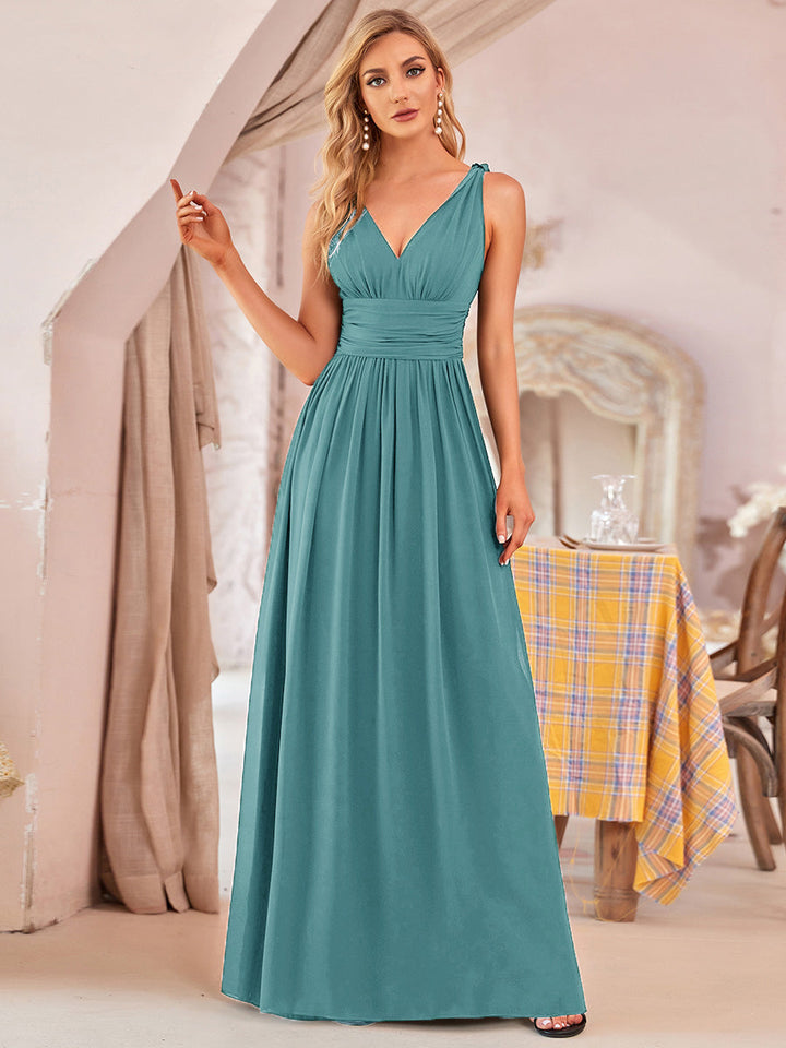 ALICE SLEEVELESS CHIFFON BRIDESMAID DRESS