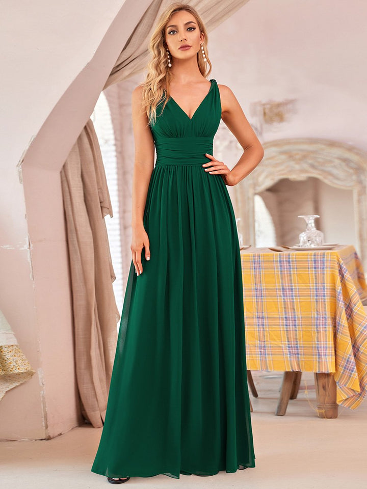 ALICE SLEEVELESS CHIFFON BRIDESMAID DRESS