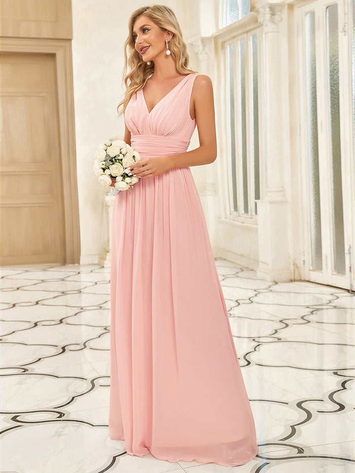 ALICE SLEEVELESS CHIFFON BRIDESMAID DRESS