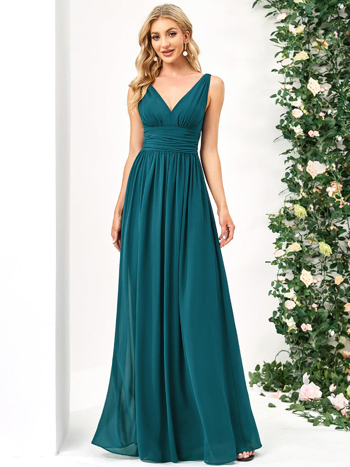 ALICE SLEEVELESS CHIFFON BRIDESMAID DRESS