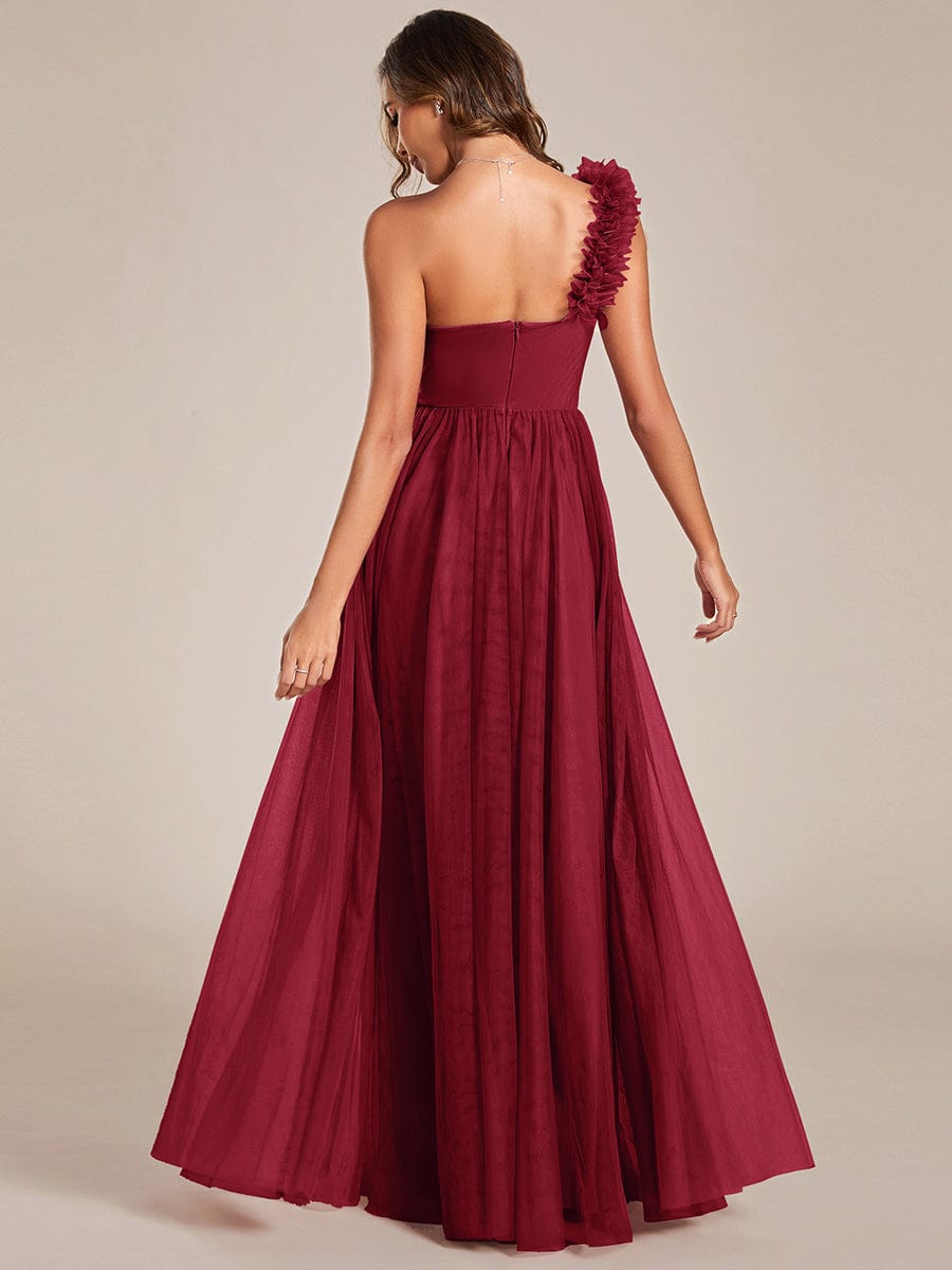 ELEANOR ONE-SHOULDER TULLE BRIDESMAID DRESS