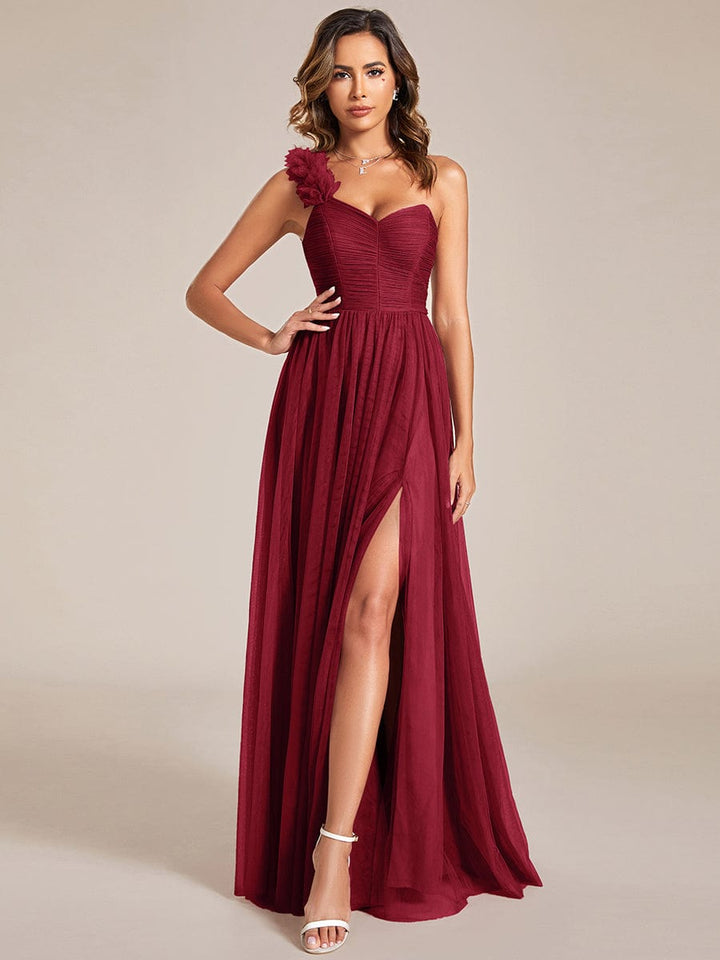 ELEANOR ONE-SHOULDER TULLE BRIDESMAID DRESS