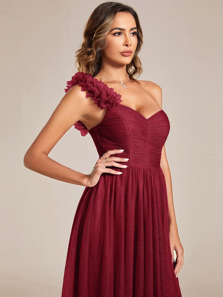 ELEANOR ONE-SHOULDER TULLE BRIDESMAID DRESS