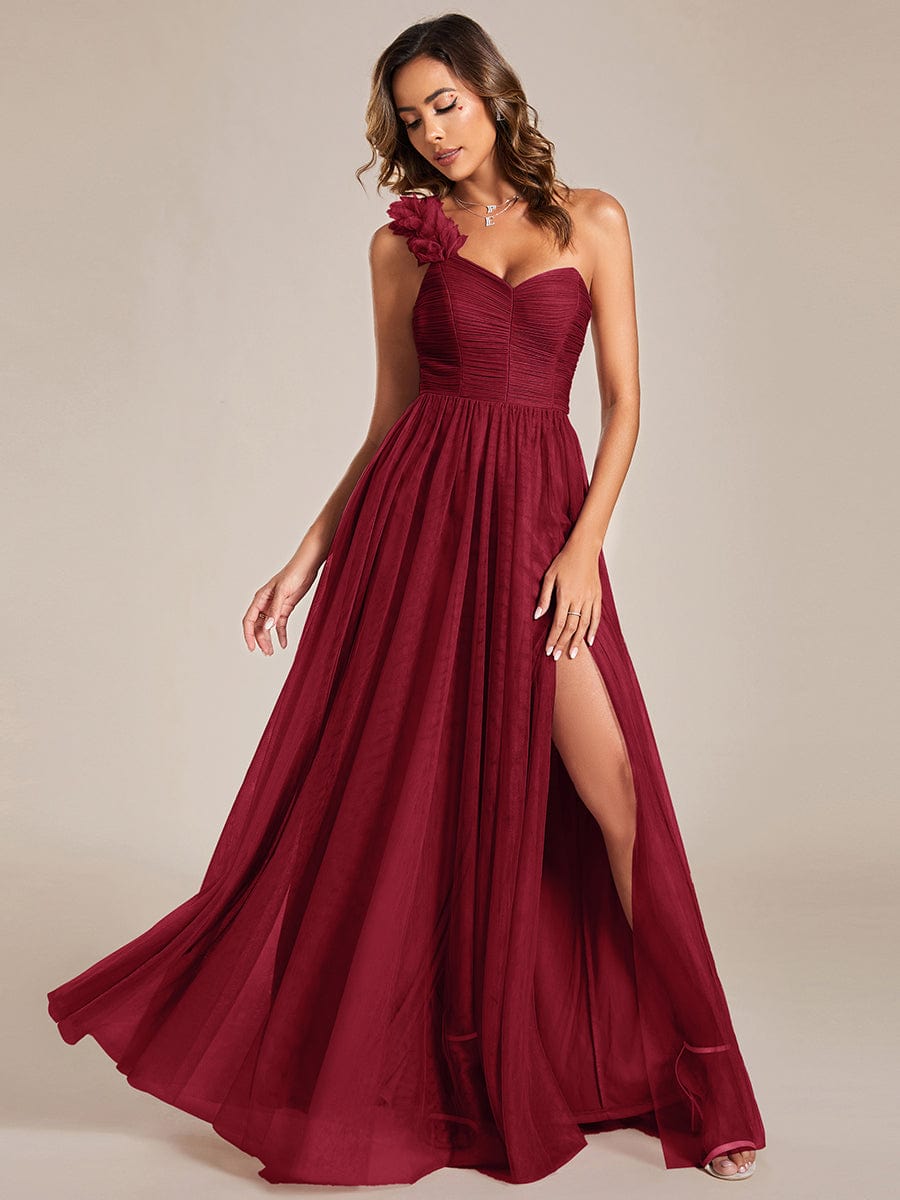 ELEANOR ONE-SHOULDER TULLE BRIDESMAID DRESS