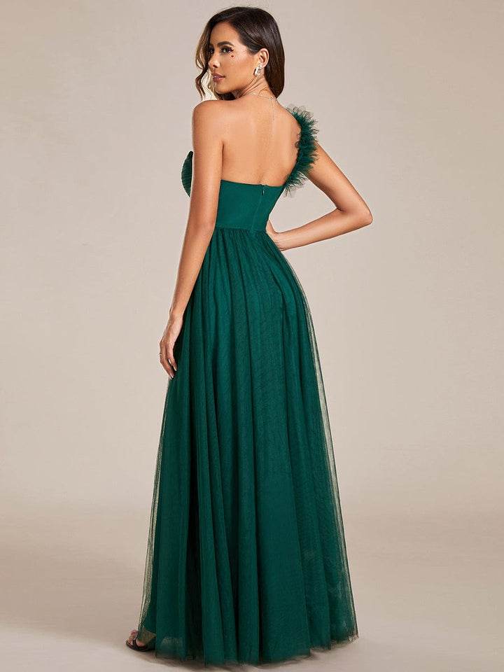 ELEANOR ONE-SHOULDER TULLE BRIDESMAID DRESS