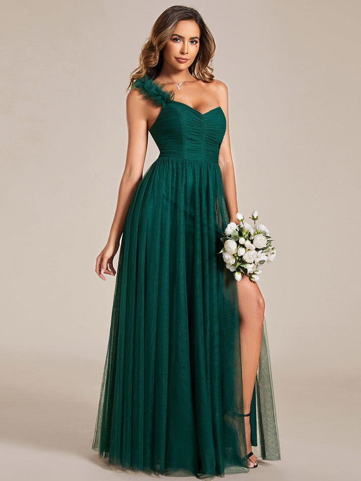 ELEANOR ONE-SHOULDER TULLE BRIDESMAID DRESS