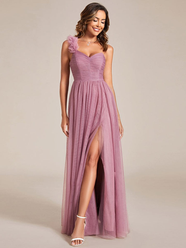 ELEANOR ONE-SHOULDER TULLE BRIDESMAID DRESS