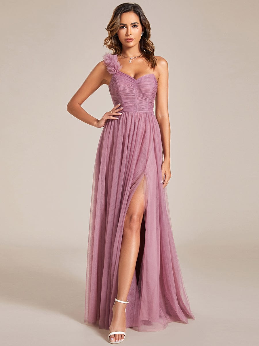 ELEANOR ONE-SHOULDER TULLE BRIDESMAID DRESS