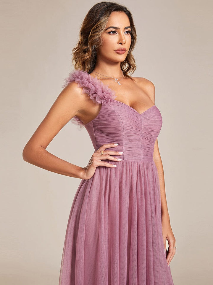 ELEANOR ONE-SHOULDER TULLE BRIDESMAID DRESS