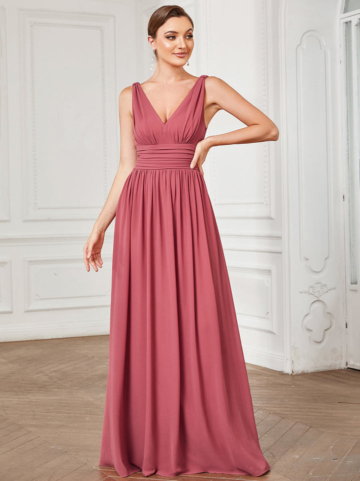 ALICE SLEEVELESS CHIFFON BRIDESMAID DRESS