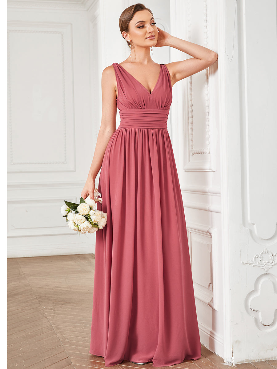 ALICE SLEEVELESS CHIFFON BRIDESMAID DRESS