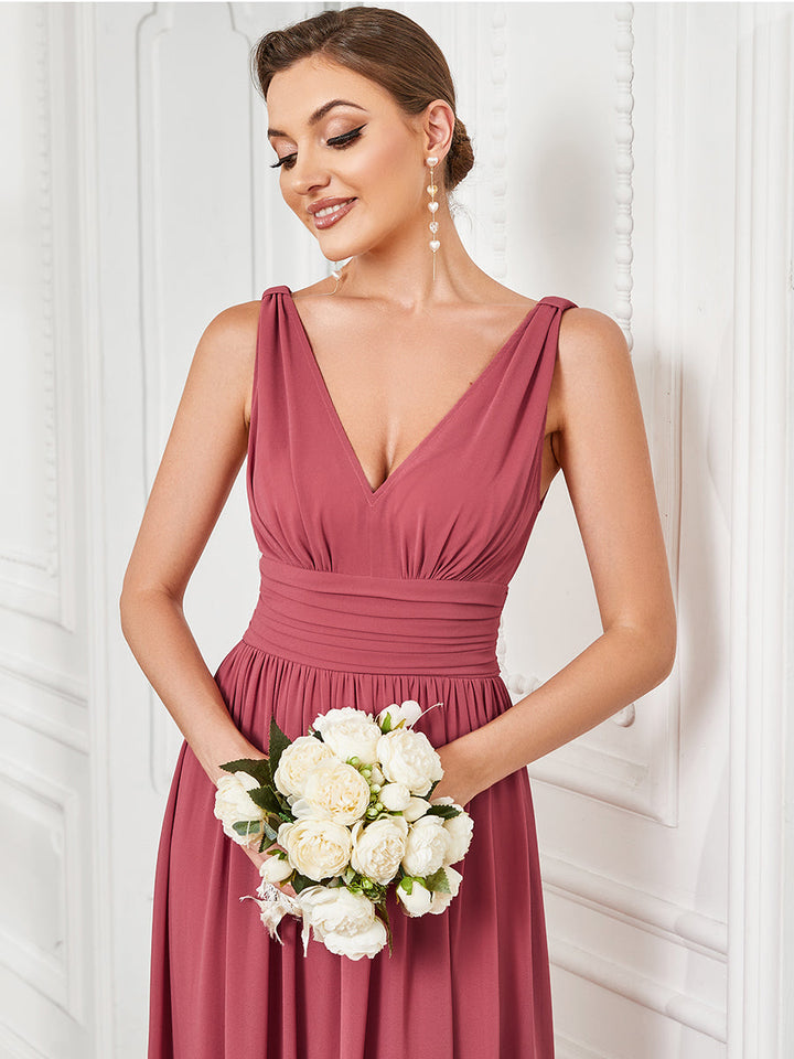 ALICE SLEEVELESS CHIFFON BRIDESMAID DRESS