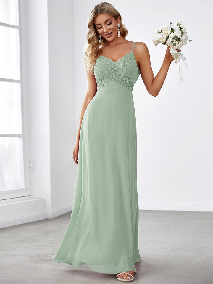 PENELOPE DRAPED BACK SWEETHEART BRIDESMAID DRESS