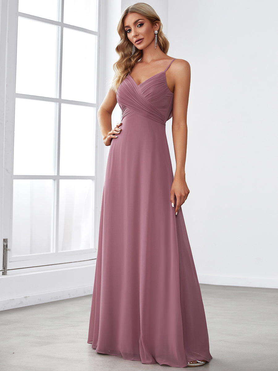 PENELOPE DRAPED BACK SWEETHEART BRIDESMAID DRESS