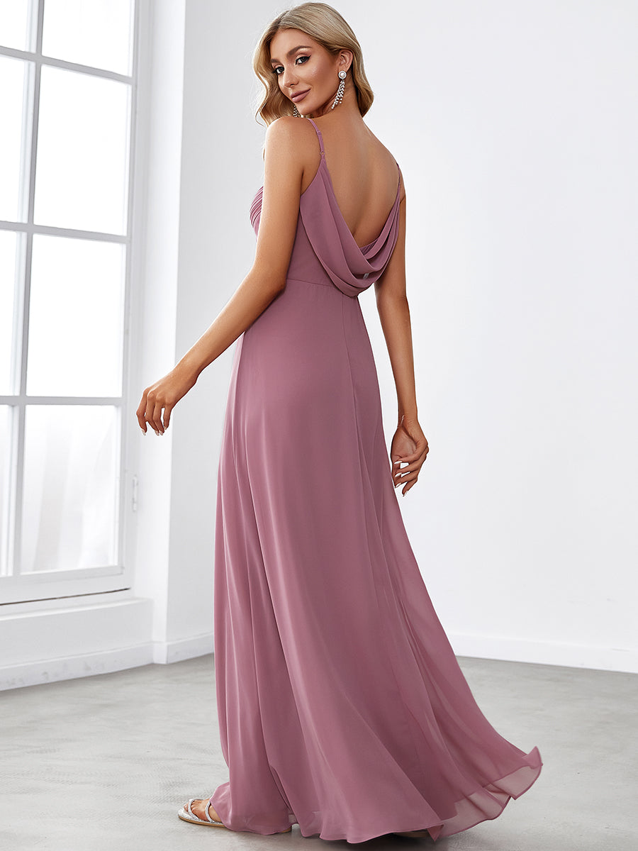 PENELOPE DRAPED BACK SWEETHEART BRIDESMAID DRESS