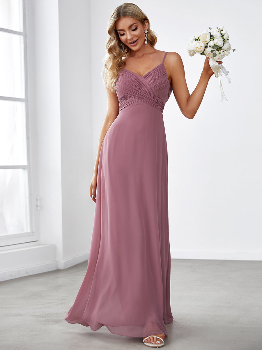 PENELOPE DRAPED BACK SWEETHEART BRIDESMAID DRESS