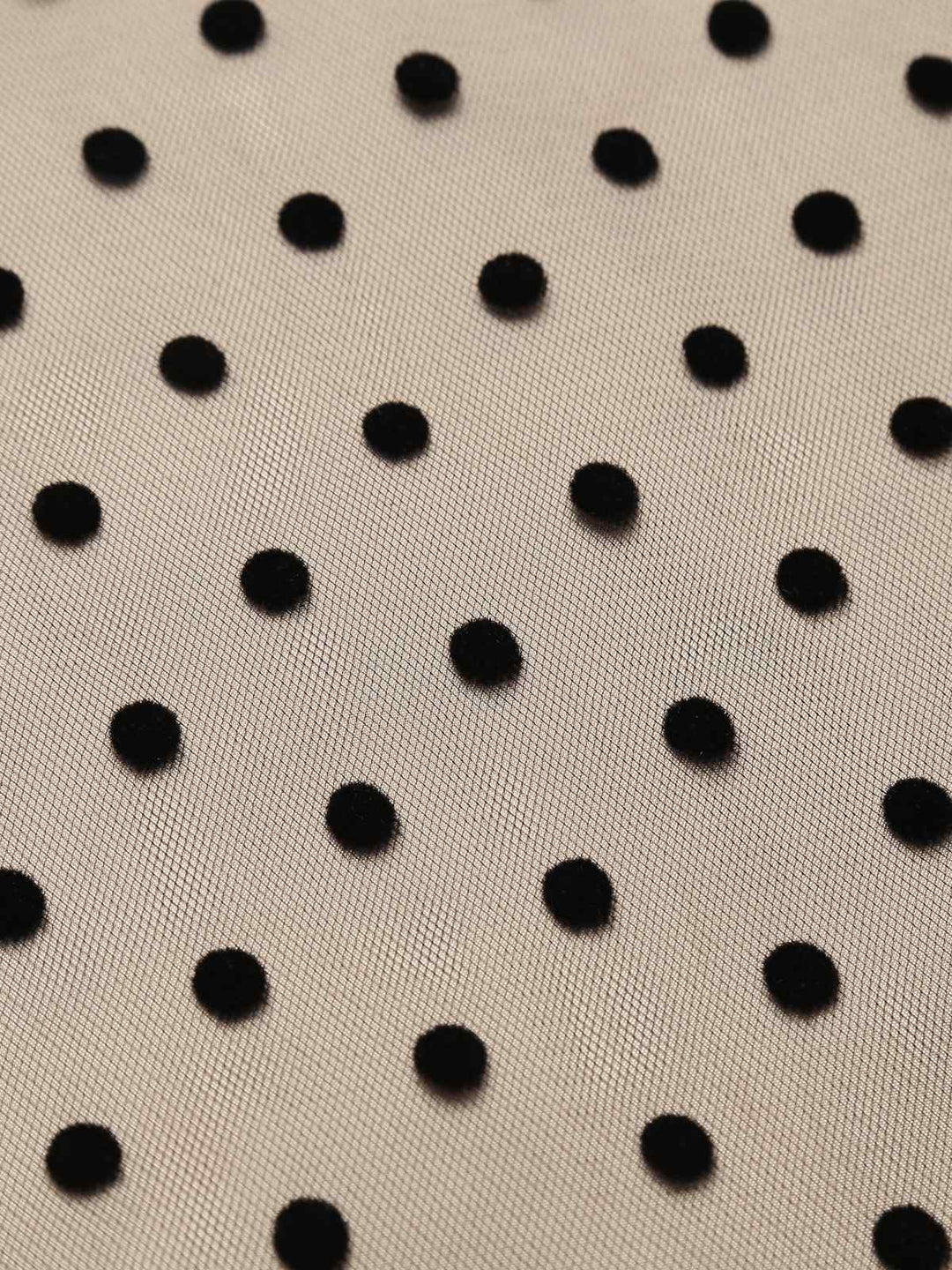 BERTHA | BLACK POLKA DOT SWING DRESS