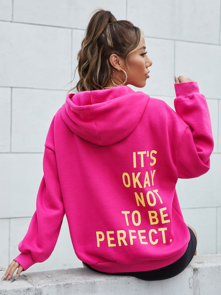 COMFORT HOODIE "IT'S OKAY NOT TO BE PERFECT"