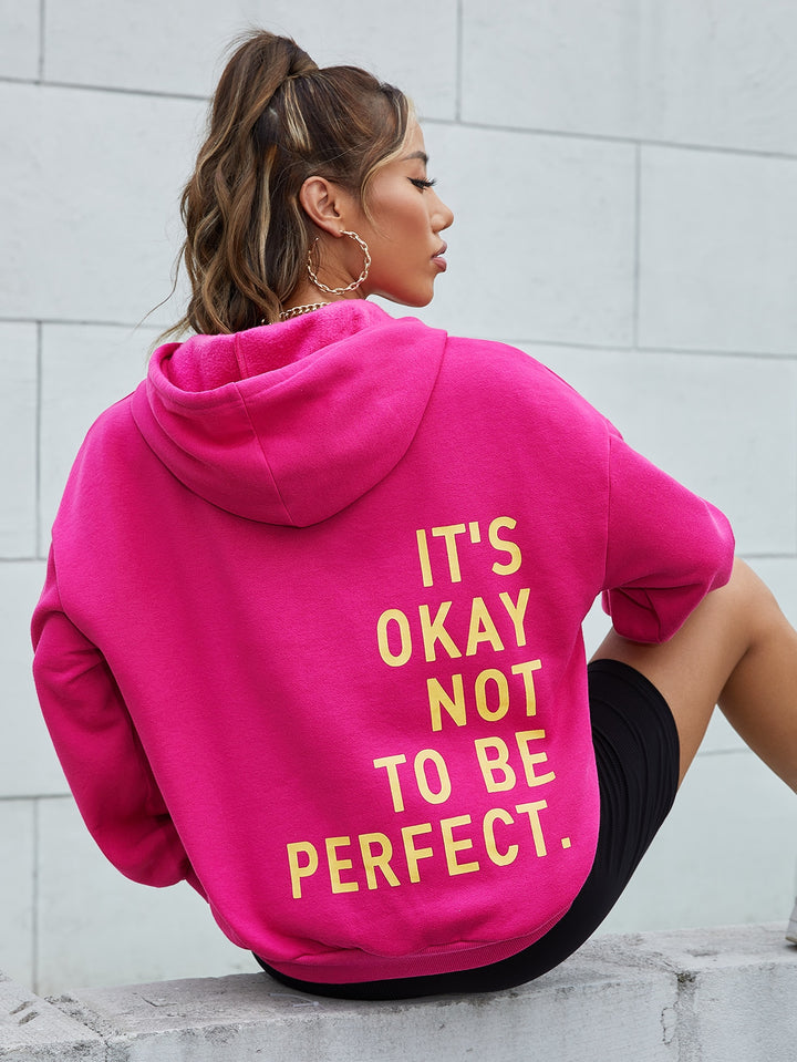 COMFORT HOODIE "IT'S OKAY NOT TO BE PERFECT"