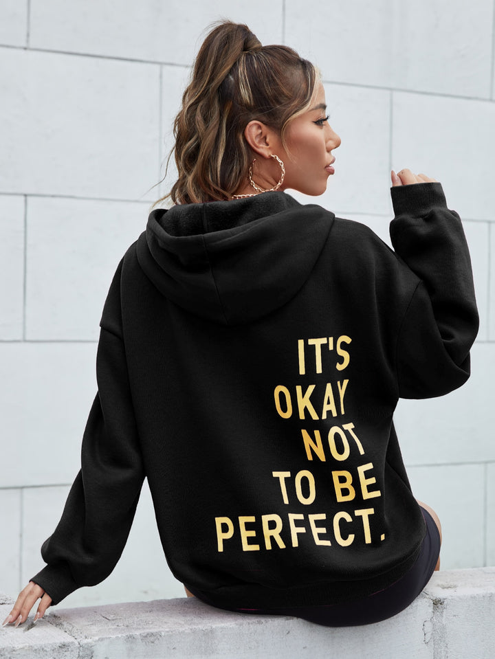 COMFORT HOODIE "IT'S OKAY NOT TO BE PERFECT"