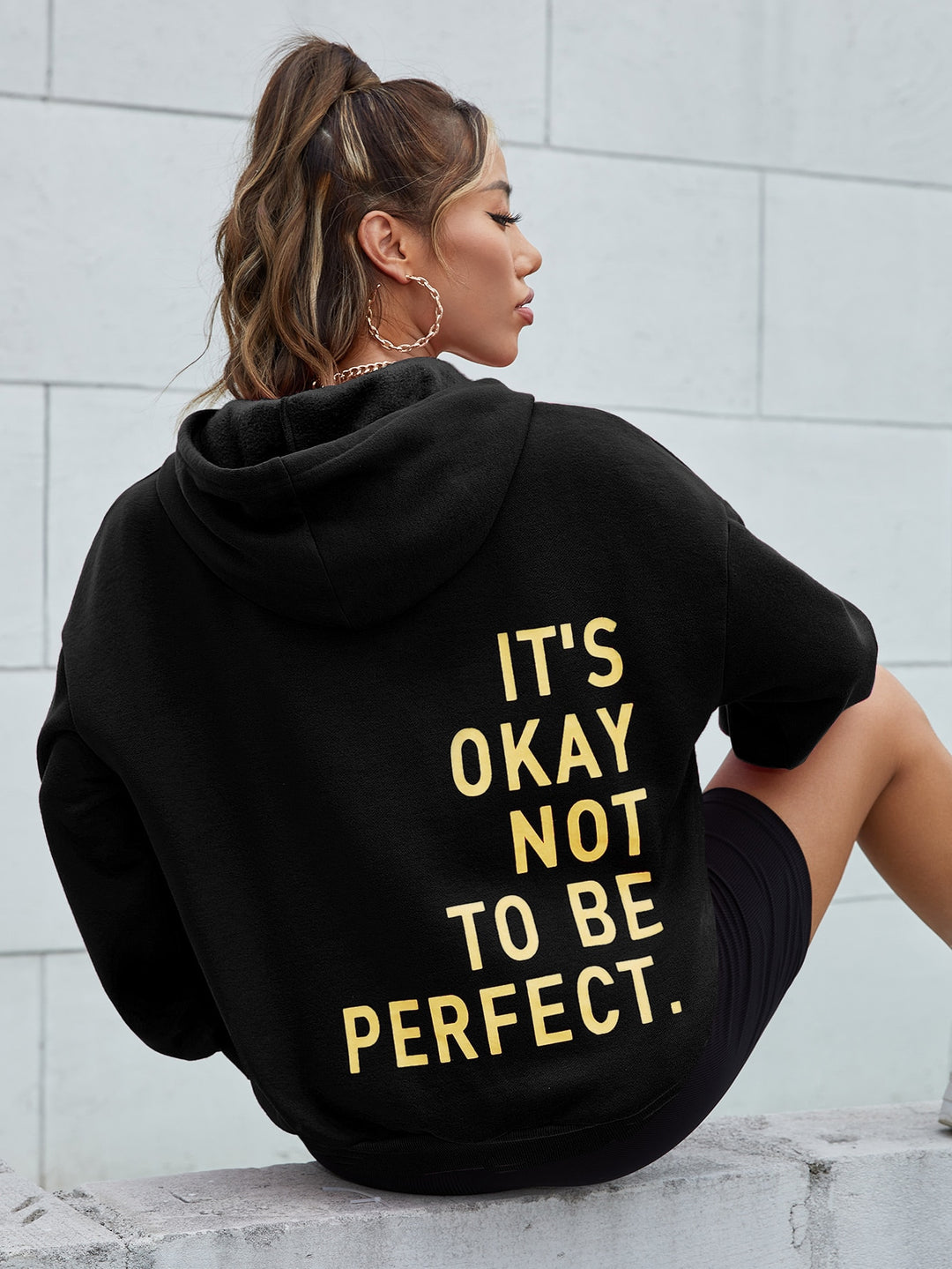 COMFORT HOODIE "IT'S OKAY NOT TO BE PERFECT"