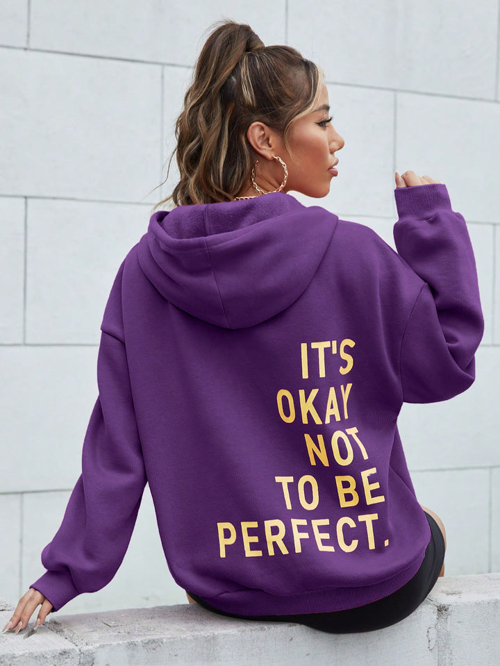 COMFORT HOODIE "IT'S OKAY NOT TO BE PERFECT"