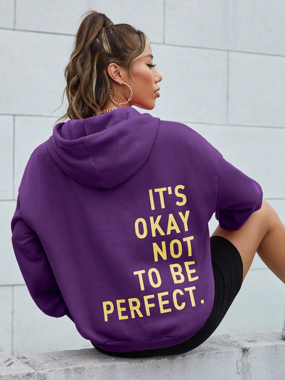 COMFORT HOODIE "IT'S OKAY NOT TO BE PERFECT"