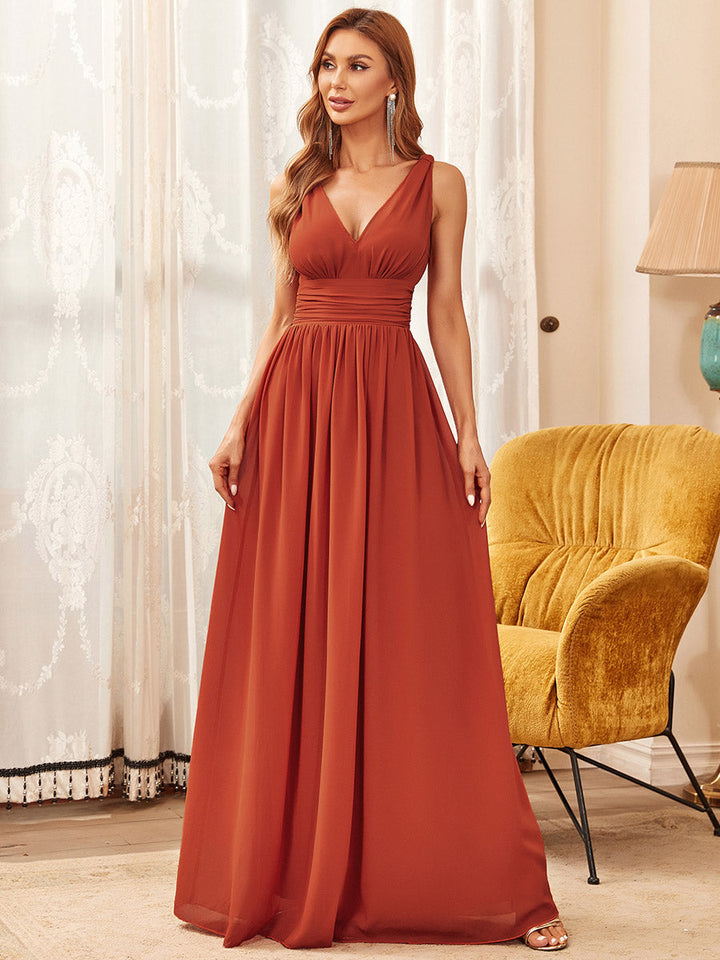 ALICE SLEEVELESS CHIFFON BRIDESMAID DRESS