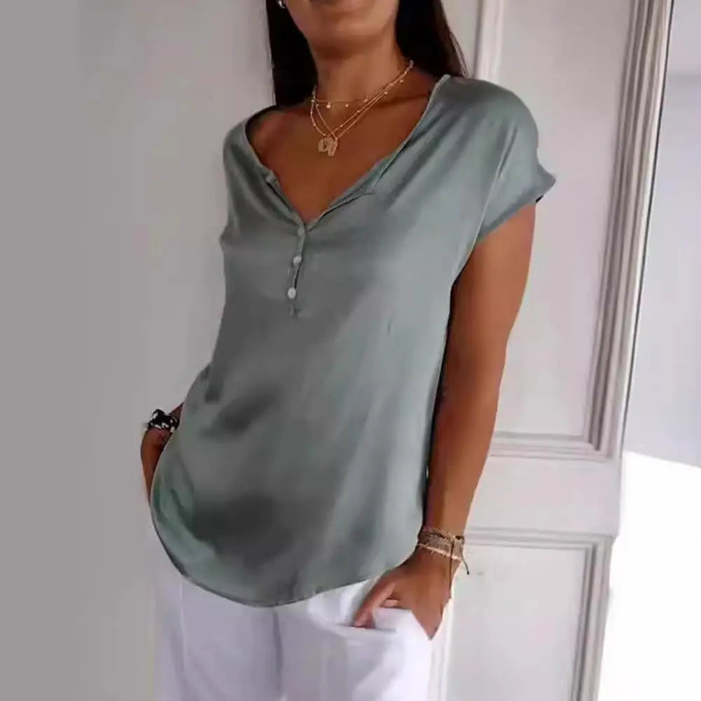 ALLISON | ELEGANT V-NECK TOP